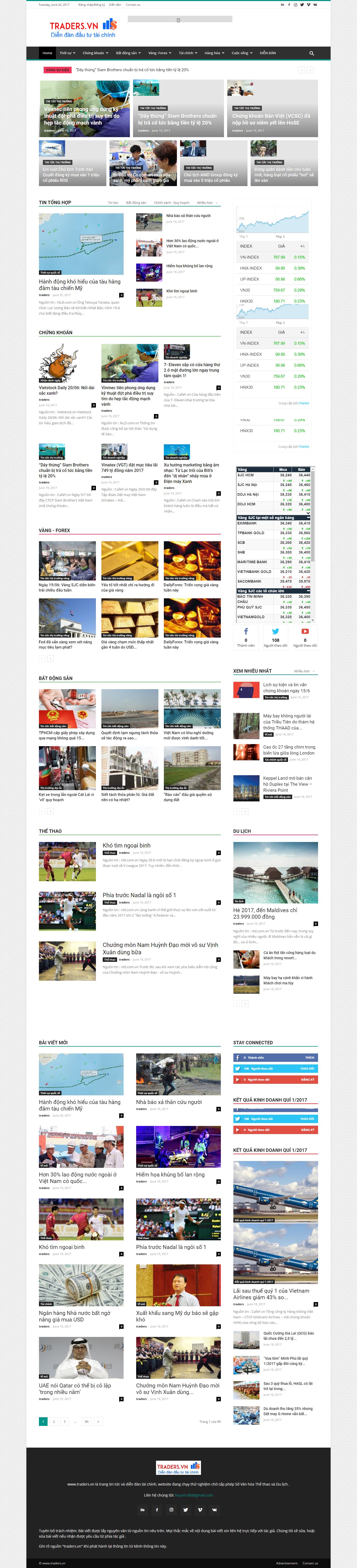 [ddth] Thiết kế website Trader forum đẹp, chuyên nghiệp chuẩn SEO